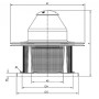 Extracteur de toiture CHT-315-4T / ATEX / EXII2G EX D - 23063726