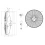 Ventilateur HEPT-45-6T/H - 23053457