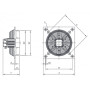 Ventilateur HEP-40-4M/H/ASPIRANT - 23053402