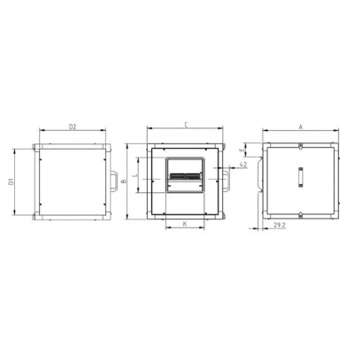 Caisson d'extraction CJBD/ALS-3939-6T 3 SODECA - MVI