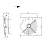 Ventilateur hélicoïde AFQ 355-30/4-4T-A - 30030376