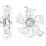 Ventilateur hélicoïde A3G300-AK13-01 - 13532301