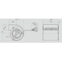 Ventilateur centrifuge DDM 120/126 45.2  BRIDE ET SUPPORT - 30462110