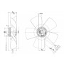 Ventilateur A4E315-AC08-19. - 13031376