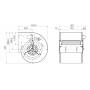 Ventilateur DDM 10/10.600.4 BRIDE ET SUPPORT - 30461029