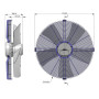Ventilateur hélicoïde S3G910-AV02-01 - 13531962