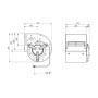 Ventilateur DDB 7/7.300.4. BRIDE ET SUPPORT - 30470707