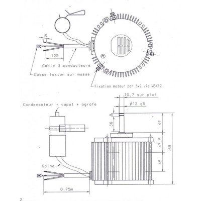 mtページ Moteur MX030P06 ZIEHL ABEGG/FMV LAMEL - MVI