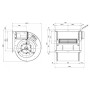 Ventilateur DDMP 10/10.800.8 BRIDE ET SUPPORT - 30650345