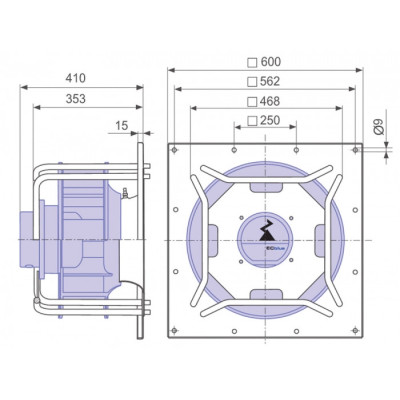 GR45C-ZID.GG.CR ZIEHL ABEGG - MVI