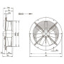 Ventilateur hélicoïde FC031-2DL.3B.3
