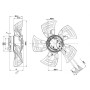 Ventilateur hélicoïde A3G300-AN02-03 - 13532302