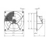 Ventilateur HCDF-56-6T/ATEX EXII2G EX-D - 23040562