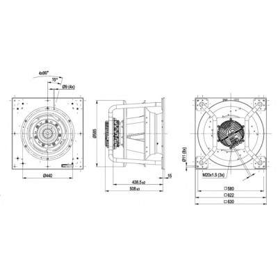 Moto-turbine K3G500-PA23-71 - 13655009