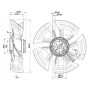 Ventilateur A4E350-AN14-35. - 13031393