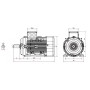 Moteur SPL 132 M6B 5.5/6 B3 - 25090705