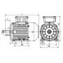 Moteur ST3 180 M4 18.5/4 B3 400/690V - 25090714