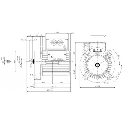 Moteur 46SHAH2 - 3055031 - 31200140