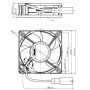 Ventilateur AxiACi120-00372 VWCF119DSGLZ - 13510219