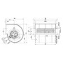 Ventilateur centrifuge D3G133-BF03-12 - 13620135