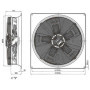 Ventilateur hélicoïde W3G910-GV02-01 - 13530917