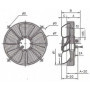 Ventilateur hélicoïde IA0450 CR46 TG50W06 - 26050449