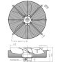 Ventilateur hélicoïde S0450 VD46 MG060W04 - 26050453