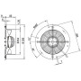Ventilateur hélicoïde W4S250-CA02-02 - 13030255