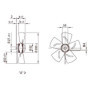 Ventilateur hélicoïde A4E300-AA01-02