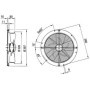 Ventilateur hélicoïde W4D300-CA02-01