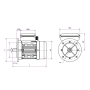 Moteur électrique MMD 63 G4 0.18/4 B5 230V - 25090154