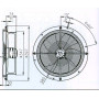 Ventilateur hélicoïde W4E315-CP18-31.