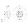 Ventilateur hélicoïde A2E200-AF02-01