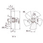 Ventilateur hélicoïde A4E400-AP02-02