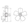 Ventilateur hélicoïde A4D400-AA06-01