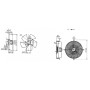 Ventilateur hélicoïde S4E350-AN02-30 - 13032350