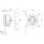 Ventilateur air chaud R2E180-AU01-10 - 13390016