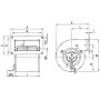 Ventilateur centrifuge D2E097-CB01-02 - 13422025