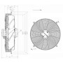 Ventilateur hélicoïde FN050-VDW.4I.A7P1 - 11060548