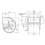 Ventilateur centrifuge D4E180-CA02-02 - 13422101