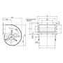 Ventilateur centrifuge D4E225-CC01-02 - 13422121