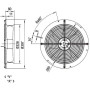 Ventilateur hélicoïde W1G300-CE33-52 - 13530301