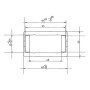 ADAPTATEUR PLASTIQUE MODULE LCD - 15310002