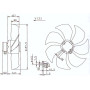 Ventilateur hélicoïde FE050-SDA.4F.2.