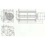 Ventilateur tangentiel simple QK10B-2EM.38.FK
