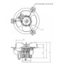 Ventilateur hélicoïde A0350 PL30 MFC30W04 - 26020370