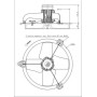 Ventilateur hélicoïde IA0400 4PAG35 MFC40W04 - 26020421