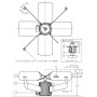 Ventilateur hélicoïde A0762 PB30 TX80L12 - 26020770