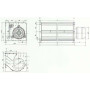 Ventilateur tangentiel simple QK12B-4EM.78.CF.