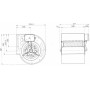 Ventilateur centrifuge DDM 9/9.420.4  BRIDE ET SUPPORT - 30460975